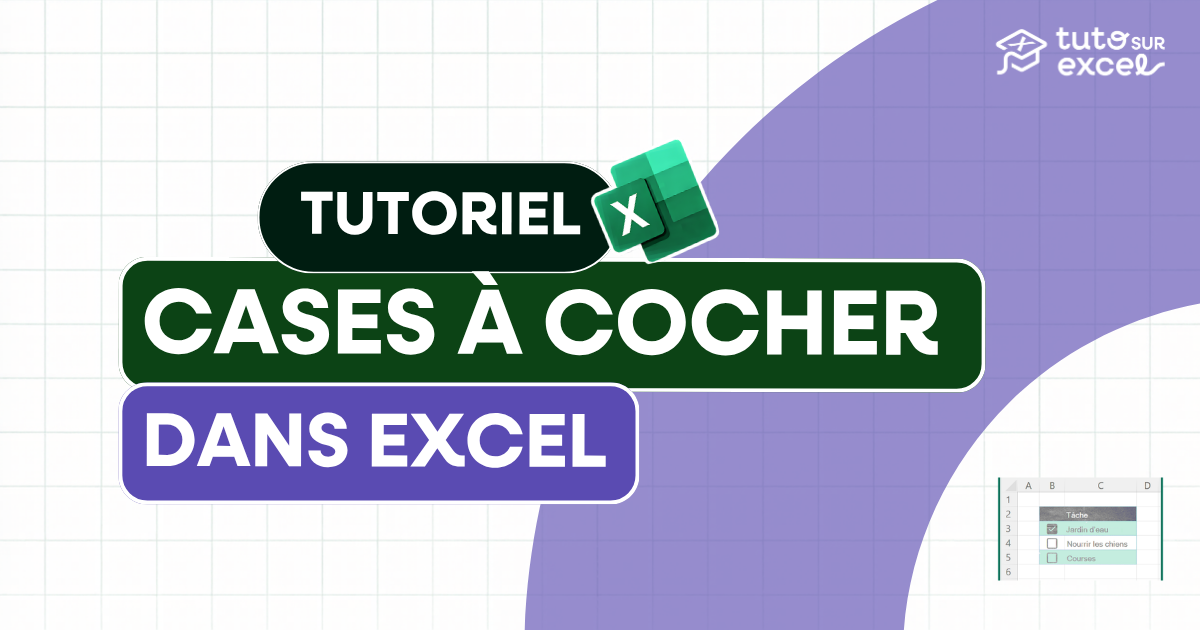 Comment utiliser les cases à cocher dans Excel