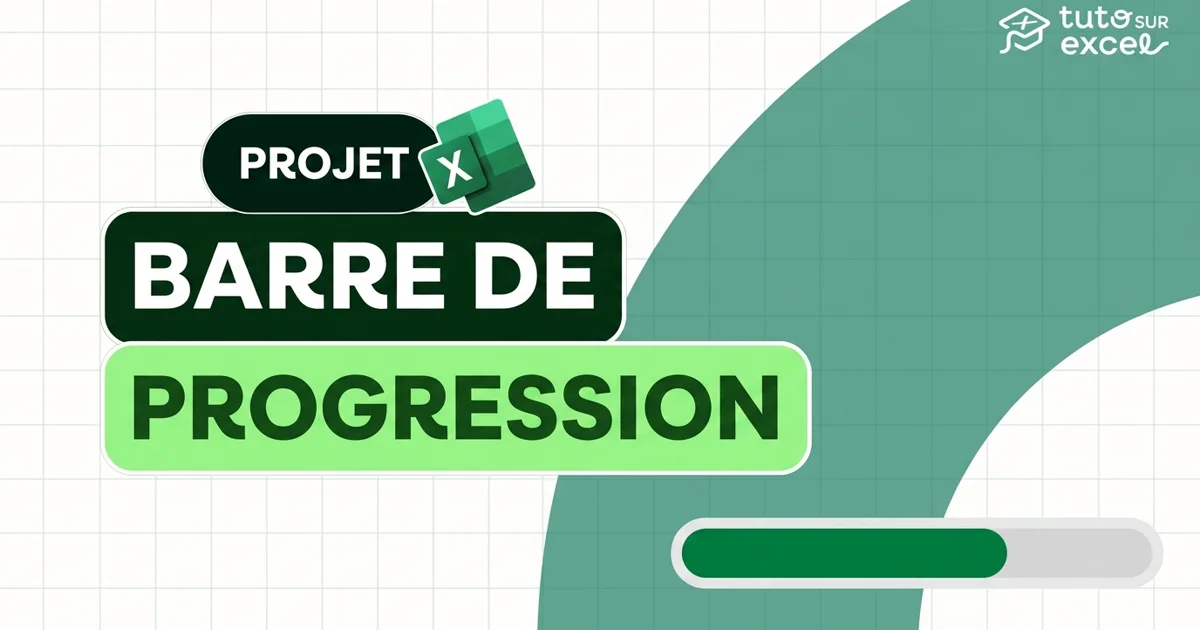 Barre de progression Excel : suivre l’avancement d’une liste de tâches