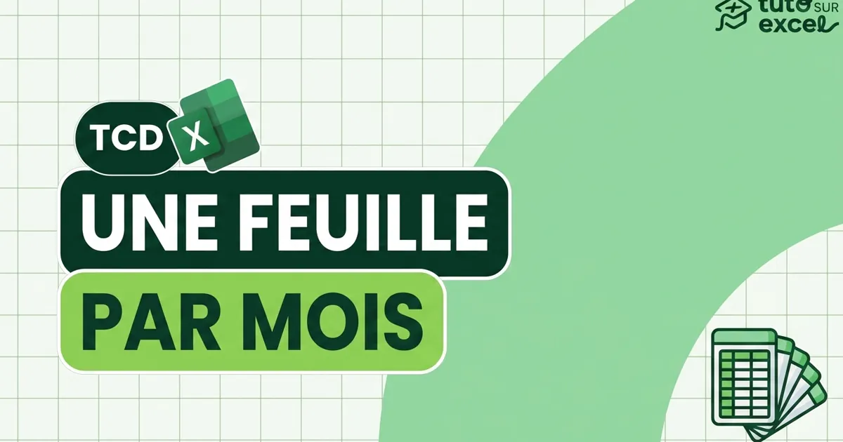 Une feuille Excel par mois, créée automatiquement avec un tableau croisé dynamique