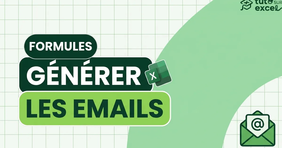 Générer les adresses email de toute une entreprise dans Excel (en une formule)
