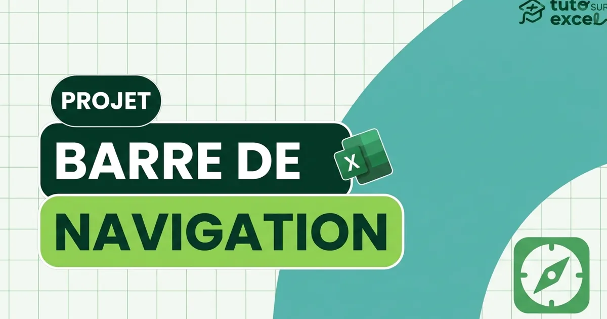 Barre de navigation Excel : créer un menu cliquable pour naviguer entre ses feuilles