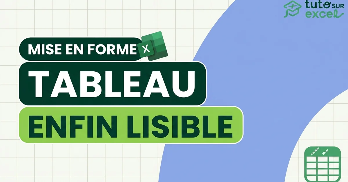 Orientation du texte dans Excel : un tableau large enfin lisible