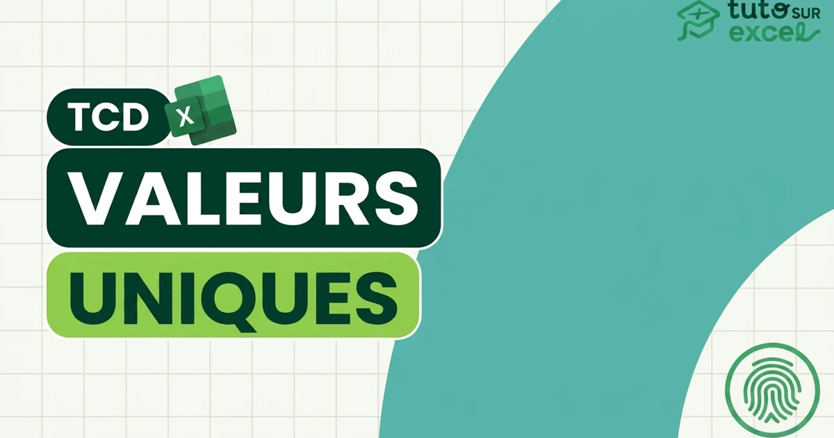 Compter des valeurs uniques dans un tableau croisé dynamique (Total distinct)
