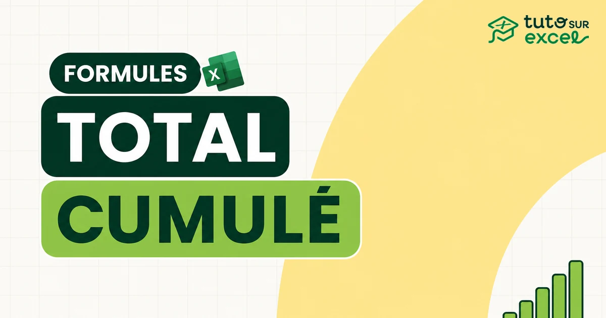 Total cumulé dans Excel : la formule qui remplit toute la colonne d'un coup