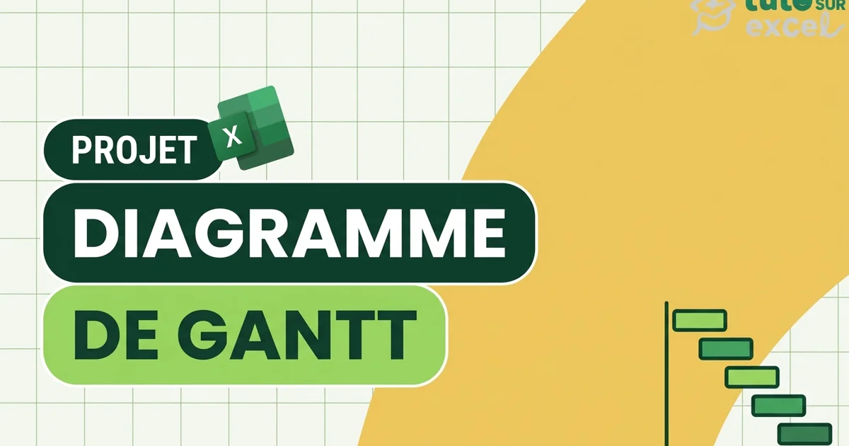 Diagramme de Gantt Excel : 2 méthodes pour planifier un projet sans add-in