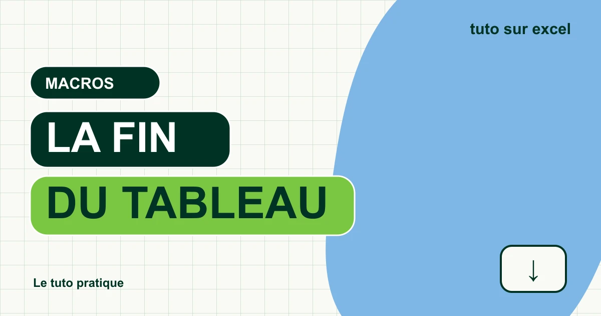 VBA : trouver la dernière ligne sans dépendre de la sélection